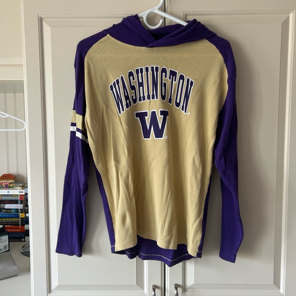 University of Washington Purple & Gold Hooded Long Sleeve